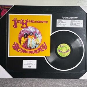 Jimi Hendrix Experience Vinyl Record Display